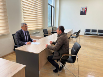 Tərtər Rayon İcra Hakimiyyətində mütəmadi olaraq vətəndaşların müraciətləri dinlənilir