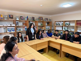 Tərtərdə “Konstitusiya və Suverenlik İli çərçivəsində və 8 noyabr - Zəfər Gününün beşinci ildönümü ilə bağlı “Şanlı Zəfər Tariximiz” mövzusunda dəyirmi masa keçirilib