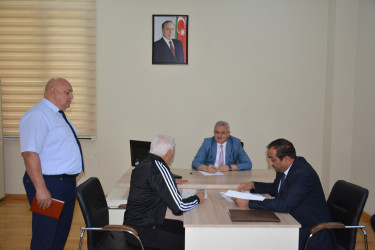 İcra başçısı tərəfindən növbəti dəfə vətəndaşların müraciətləri dinlənilib