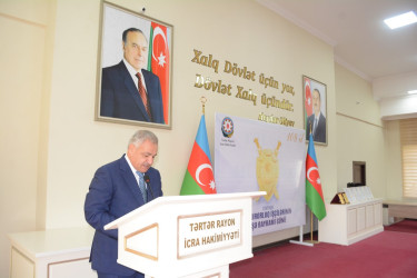 Tərtərdə prokurorluq işçilərinin peşə bayramı qeyd olunub