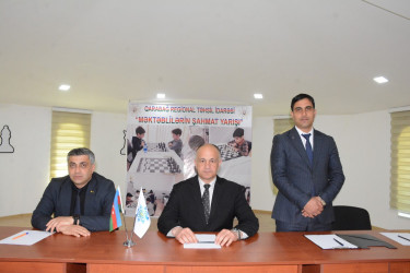 Ümummilli Lider  Heydər Əliyevin 103-cü ildönümünə həsr edilmiş məktəblilər arasında şahmat üzrə rayon turniri keçirilib