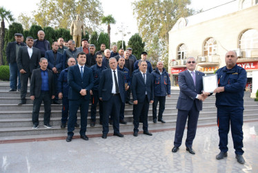Tərtərdə 20 oktyabr – Azərbaycan energetiklərinin peşə bayramı günü qeyd olunub
