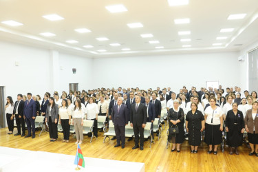 Tərtər rayonunda "2025–2026-cı tədris ilinin yekunları və yeni tədris ilində qarşıda duran hədəflər" mövzusunda sentyabr konfransı keçirilib.