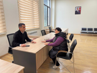 Tərtər Rayon İcra Hakimiyyətində mütəmadi olaraq vətəndaşların müraciətləri dinlənilir
