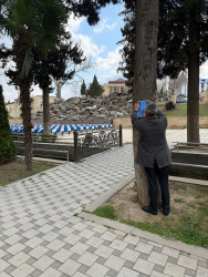 Tərtər rayonunda ictimai yerlərdə və parklarda tütünün sağlamlığa mənfi təsiri barədə təbliğat xarakterli materiallar yerləşdirilib