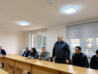 Azərbaycan ədəbi dilinin düzgün tətbiqi ilə bağlı maarifləndirici tədbir keçirilib