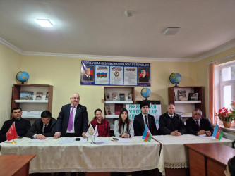 Tərtərdə “Erkən nikahın və qohumlar arasında nikahın mənfi nəticələri” və “Gənclər arasında ailə dəyərlərinin təbliği ”mövzusunda tədbir keçirilib