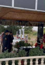 Vətən Müharibəsi şəhidi Mirzəli Rəşadın şəhadətə qovuşmasının 6-cı ildönümü münasibətilə məzarı ziyarət olunub