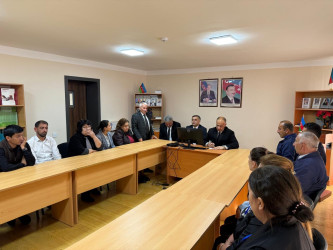Tərtərdə “Konstitusiya və Suverenlik İli çərçivəsində və 8 noyabr - Zəfər Gününün beşinci ildönümü ilə bağlı “Şanlı Zəfər Tariximiz” mövzusunda dəyirmi masa keçirilib