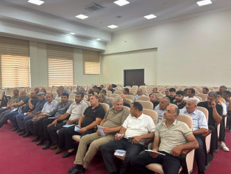 Tərtərdə investorların problem və çətinliklərini həll etmək üçün mütəmadi dövlət‒biznes dialoqu çərçivəsinin qurulması ilə bağlı tədbir keçirilib