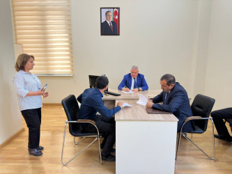 İcra başçısı tərəfindən növbəti dəfə vətəndaşların müraciətləri dinlənilib