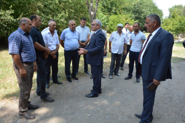 İcra başçısının Qaynaq kəndində səyyar-qəbul görüşü keçirilib