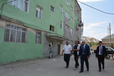 Tərtər şəhərində “Şəhərsalma və Memarlıq İli” çərçivəsində abadlıq-quruculuq, təmir-bərpa işləri davam etdirilir