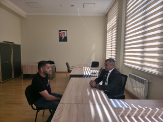 Tərtər Rayon İcra Hakimiyyətində mütəmadi olaraq vətəndaşların müraciətləri dinlənilir