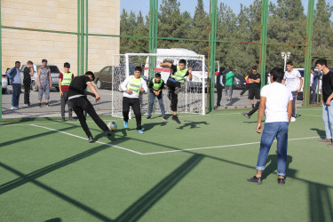 Tərtərdə minifutbol idman növü üzrə rayon birinciliyi keçirilmişdir.