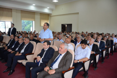 Tərtərdə kənd təsərrüfatının inkişafı ilə bağlı qarşıda duran vəzifələr müzakirə olunub