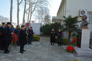 Tərtərdə Azərbaycanın Milli Qəhrəmanı Elman Hüseynovun doğum günü münasibəti ilə tədbir keçirilib