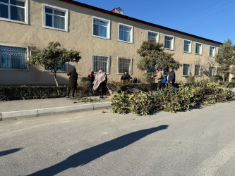 Rayon rəhbəri şəhər ərazisində aparılan abadlıq və iməcilik işlərinə yerində baxış keçirib