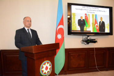 "Milli Liderdən Prezidentə: Qarabağ müasir şəhər və memarlıq konsepsiyası" mövzusunda tədbir keçirilib