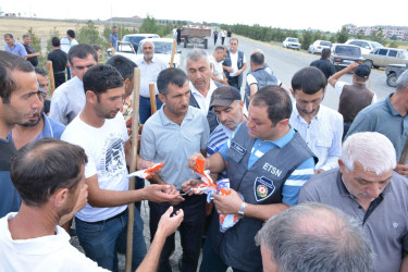 Tərtər çayının sahilində təmizlik aksiyası keçirilib