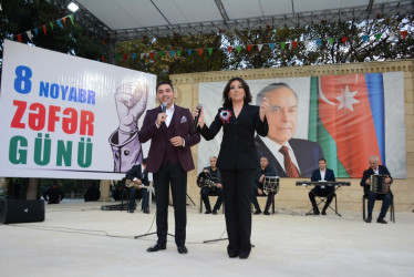 Tərtərdə 8 noyabr –Şanlı Zəfər Gününün 5-ci ildönümü münasibəti ilə bayram konserti olub