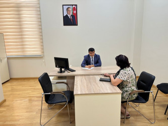 Tərtər Rayon İcra Hakimiyyətində mütəmadi olaraq vətəndaşların müraciətləri dinlənilir