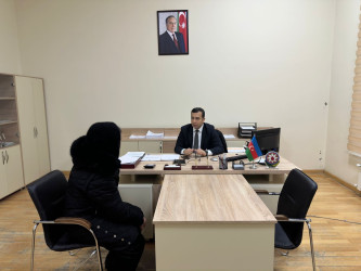 Tərtər Rayon İcra Hakimiyyətində mütəmadi olaraq vətəndaşların müraciətləri dinlənilir