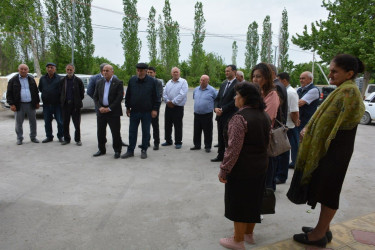 Milli Məclisin deputatı Sahib Alıyev Tərtər şəhərində və rayonunun Təzəkənd kəndində seçicilərlə görüşüb