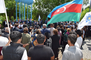 Qurban bayramı münasibətilə Kəngərli kəndində 100-ə yaxın ailəyə texniki su xətti çəkilib