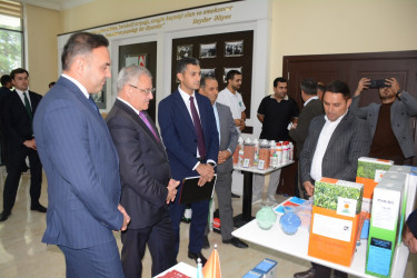 Tərtərdə Toxum Sərgi-Satış Yarmarkası və “Aqrar sahədə dövlətin dəstək mexanizmləri” mövzusunda panel müzakirəsi keçirilib