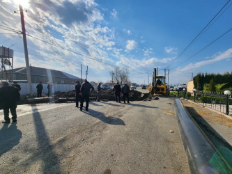 Ələsgərli kənd sakinlərinin müraciəti həll olunub