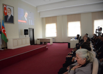 Tərtərdə Azərbaycan Respublikasının Dövlət Suverenliyi Gününə həsr olunmuş tədbir keçirilib