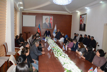 Tərtərdə “Her-her kəndinə qayıdış bizim mənəvi haqqımızdır” mövzusunda tədbir keçirilib