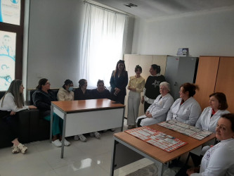 Tərtər rayonunda xüsusi həssas əhali qruplarının sağlam qidalanmasının təmin edilməsi istiqamətində maarifləndirici söhbətlər aparılıb