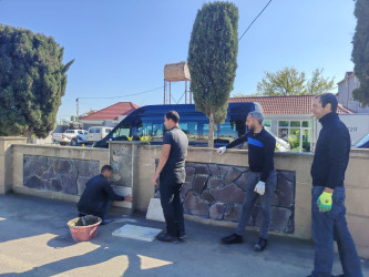 Tərtərdə “Şəhərsalma və Arxitektura İli” çərçivəsində yol kənarındakı obyektlər milli memarlıq üslubuna uyğunlaşdırılır