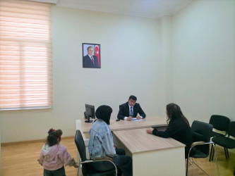 Tərtər Rayon İcra Hakimiyyətində mütəmadi olaraq vətəndaşların müraciətləri dinlənilir