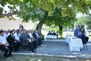 Rayon rəhbərinin Düyərli kəndində növbəti səyyar qəbul-görüşü keçirilib