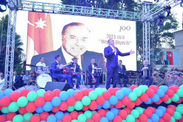 Tərtərdə bayram konserti və möhtəşəm atəşfəşanlıq