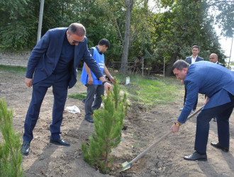 Tərtərdə “Şəhərsalma və Memarlıq İli” çərçivəsində 27 sentyabr Anım gününün altıncı ildönümü ilə əlaqədar ağacəkmə aksiyası keçirilib