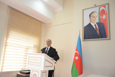 Tərtərdə 5 Oktyabr - Beynəlxalq Müəllimlər Günü münasibətilə tədbir keçirilib