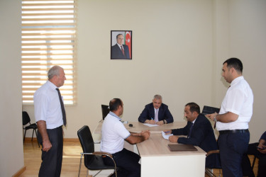 Rayon rəhbəri tərəfindən növbəti dəfə vətəndaşların müraciətləri dinlənilib