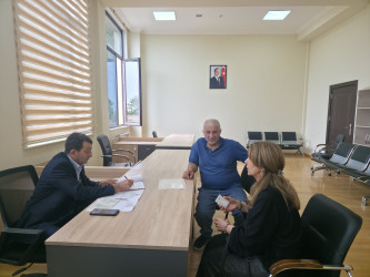 Tərtər Rayon İcra Hakimiyyətində mütəmadi olaraq vətəndaşların müraciətləri dinlənilir