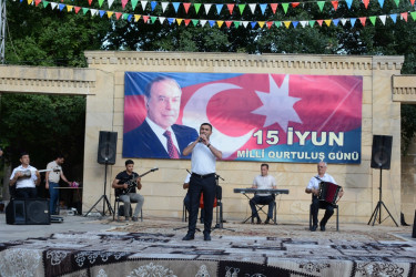 Tərtərdə 15 iyun Milli Qurtuluş Günü münasibəti ilə konsert proqramı təşkil olunub