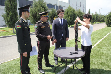 "Şahin" hərbi- idman oyunu üzrə Tərtər rayon birinciliyi keçirilib.