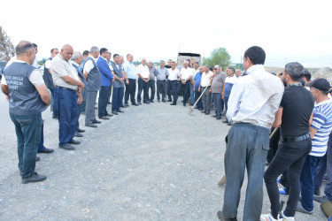 Tərtər çayının sahilində təmizlik aksiyası keçirilib