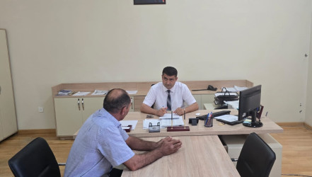 Tərtər Rayon İcra Hakimiyyətində mütəmadi olaraq vətəndaşların müraciətləri dinlənilir