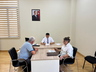 Tərtər Rayon İcra Hakimiyyətində vətəndaşların müraciətləri dinlənilib