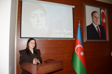 Tərtərdə akademik Zərifə xanım Əliyevanın anım gününə həsr olunmuş tədbir keçirilib