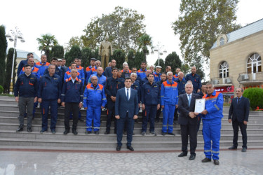 Tərtərdə 20 oktyabr – Azərbaycan energetiklərinin peşə bayramı günü qeyd olunub