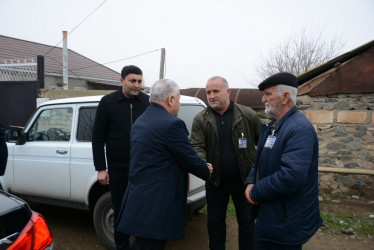 İcra başçısı Birinci Qarabağ müharibəsi şəhidi Əsgərov Nofəlin yas mərasimində iştirak edib